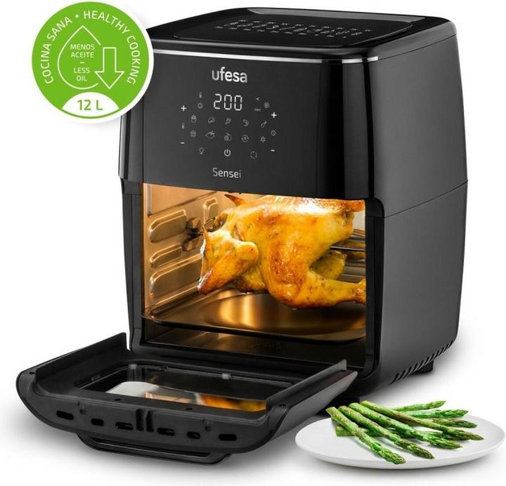Ufesa Air Fryer Sensei 12l W/Spin Basket Door