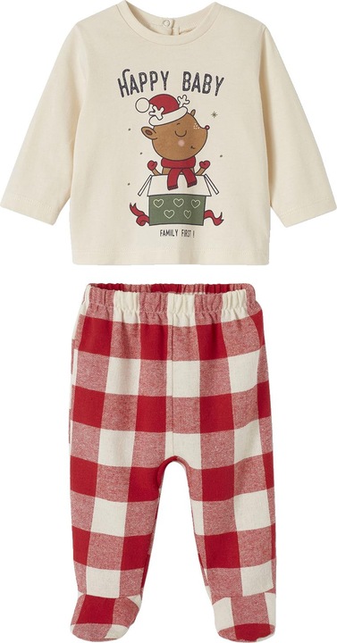Image du produit Vertbaudet Baby Weihnachts-Schlafanzug Capsule Collection FAMILIE Oeko-Tex