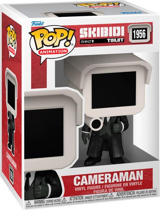 Actual product image Funko Skibidi Toilet POP! Rocks Vinyl Figur Cameraman 9 cm