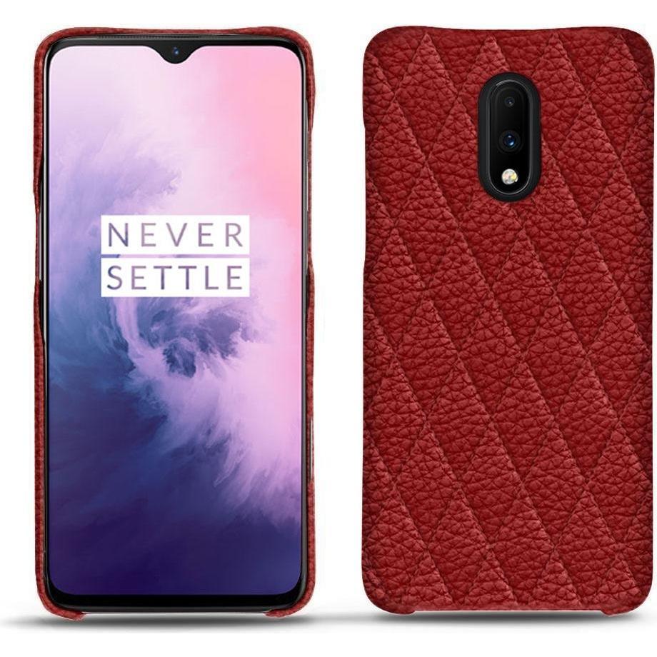 Noreve Lederschutzhülle (OnePlus 7), Smartphone Hülle, Rot