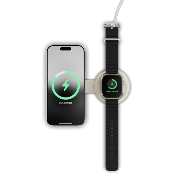 Immagine prodotto Satechi Caricabatterie wireless 2-in-1 OntheGo con Qi2 (15 W)