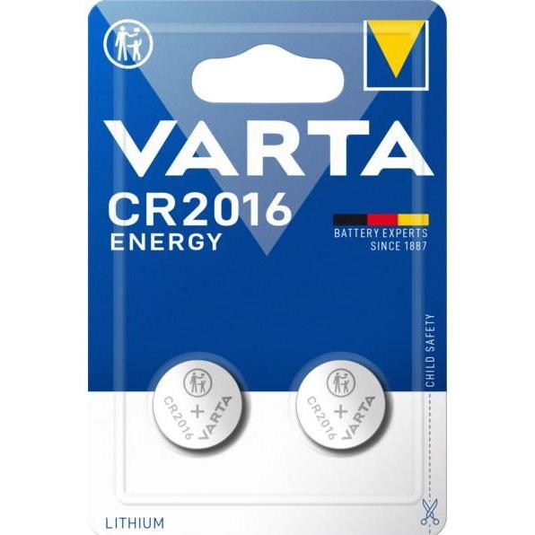Varta Bateria Energy CR2016 2 szt. (2 pz.), Batterie + pile