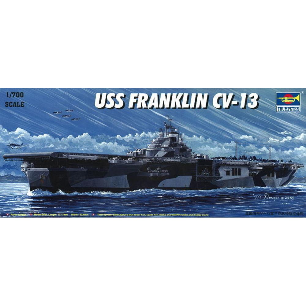 Trumpeter Flugzeugträger USS Franklin CV-13