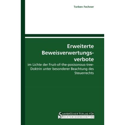 Erweiterte Beweisverwertungsverbote, Fachbücher
