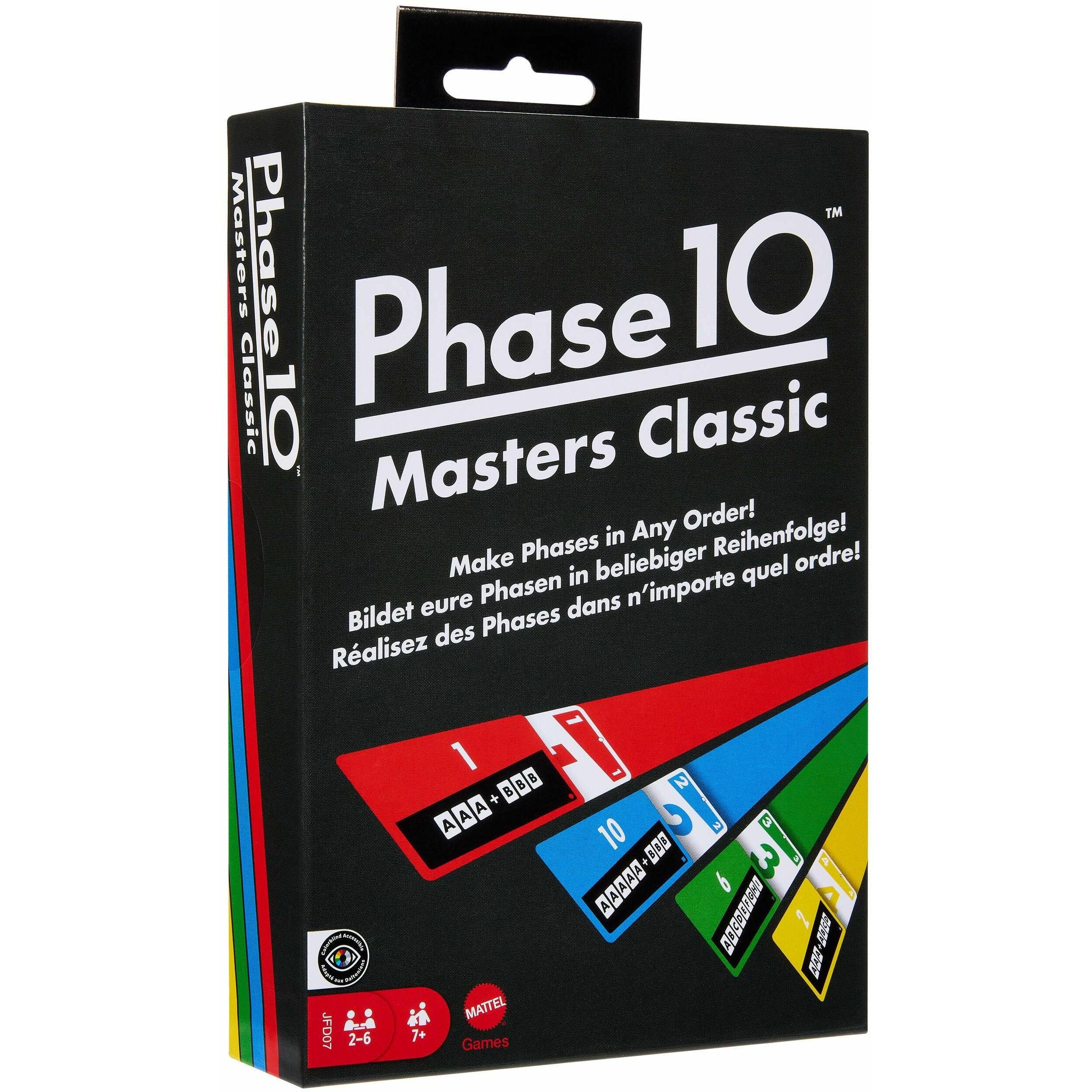 Mattel Games Fase 10 Masters Classic (Tedesco)