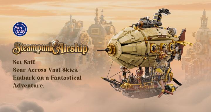 Actual product image Pantasy Steampunk Airship