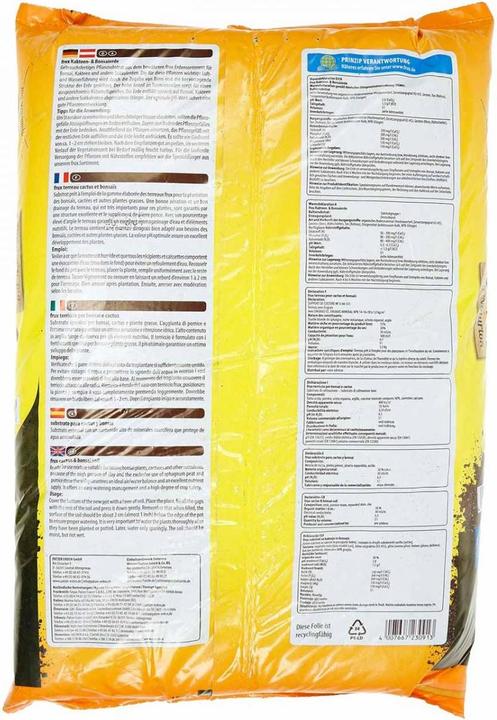 Actual product image Frux Kakteenerde Bonsai Erde hochwertig mineralstoffreich für optimales Pflanzenwachstum (5 l)