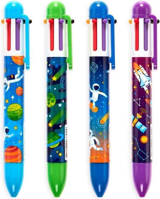 Kolorowe Baloniki 6-in-1-Astronauten mit mechanischem Stift (Multicoloured, 24 x)