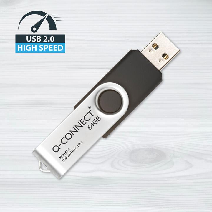 Productafbeelding Q-Connect USB-stick 2.0 (64 GB, USB-A)