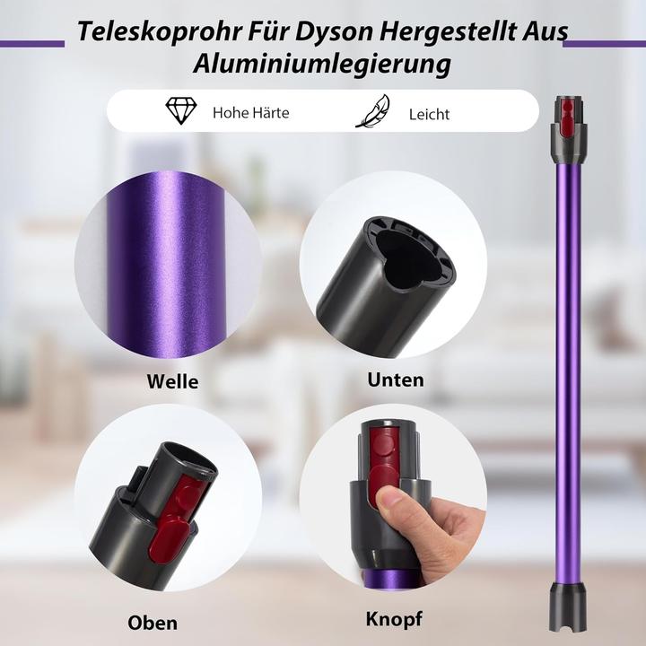 Produktbild Vonsera Teleskop-Verlängerungsrohr für Dyson Staubsauger