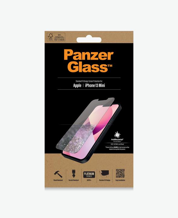 Actual product image PanzerGlass Standard Fit (1 pcs., Apple iPhone 13 mini)