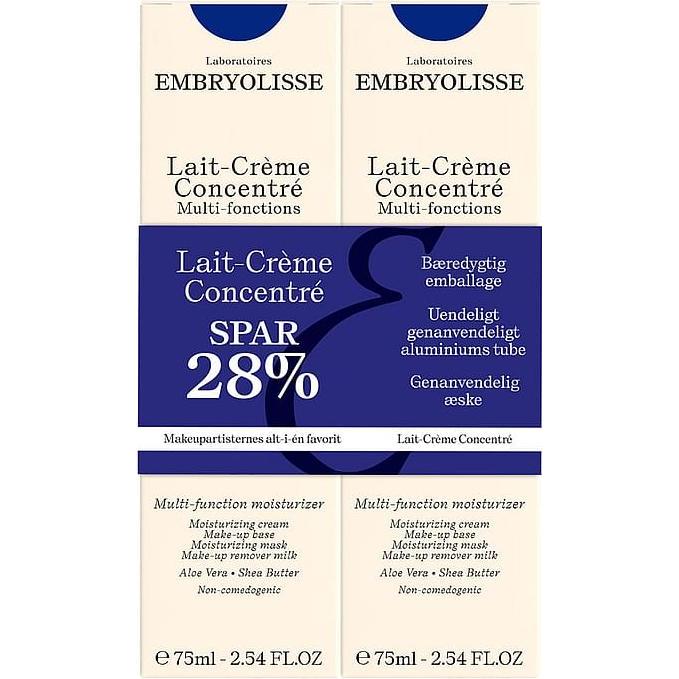 Embryolisse, Crema viso, - Lait Creme Concentrée Duo-Pack 150 ml (150 ml, Crema da giorno, Crema notte)