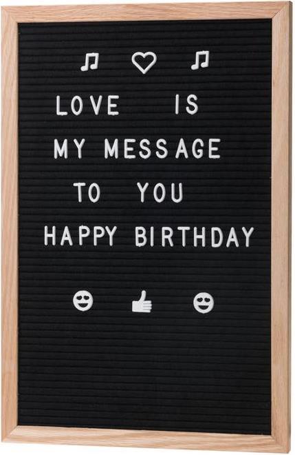 Actual product image Vegas Lights Letter board (Combination board, 30 x 45 cm)