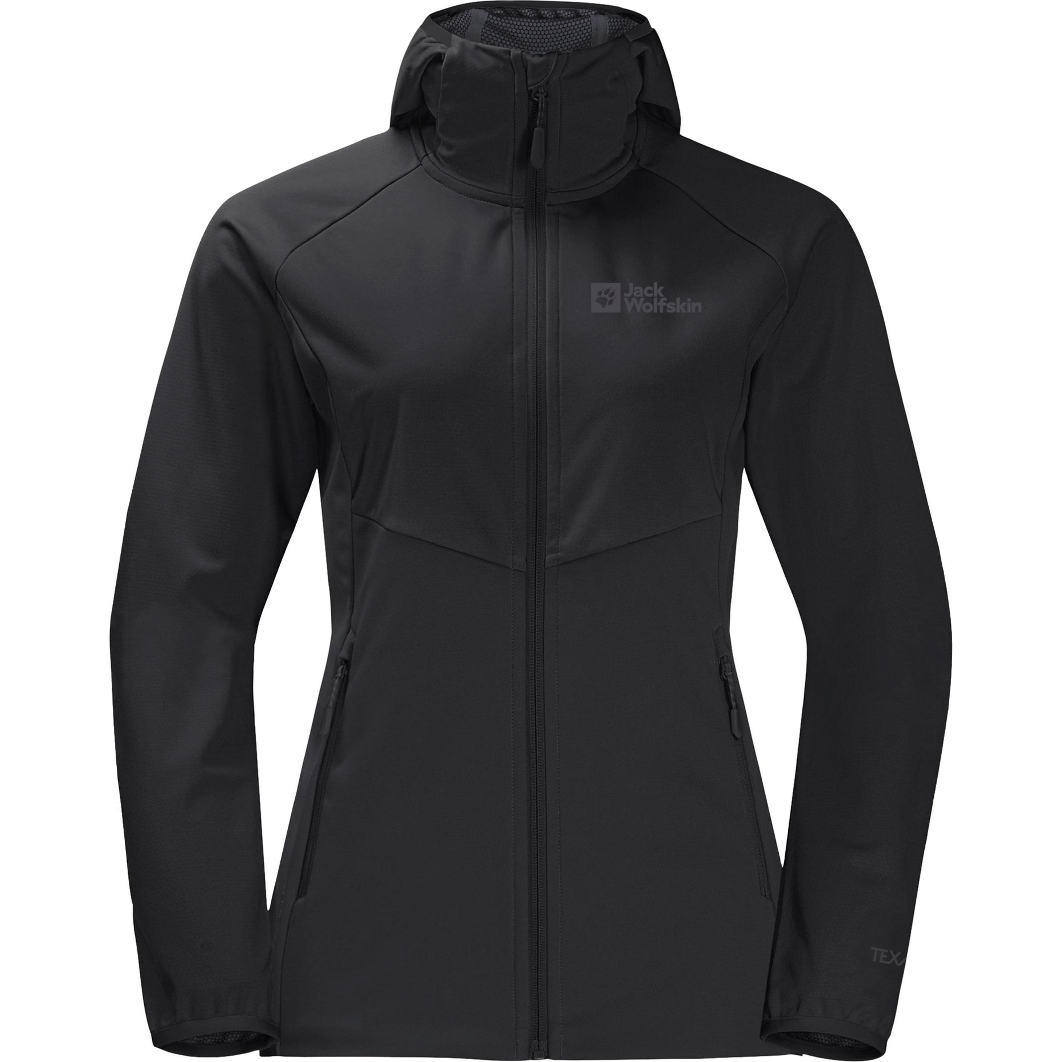 Thumbnail - Jack Wolfskin, Damen, Jacke, Go Hike Softshell W (M), Schwarz, M