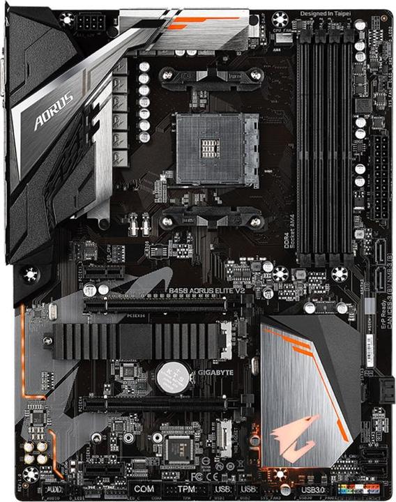 Produktbild Gigabyte B450 AORUS Elite V2 (AM4, AMD B450, ATX)
