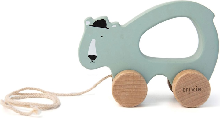 Trixie Baby Houten trekspeeltje - Mr. Polar Bear
