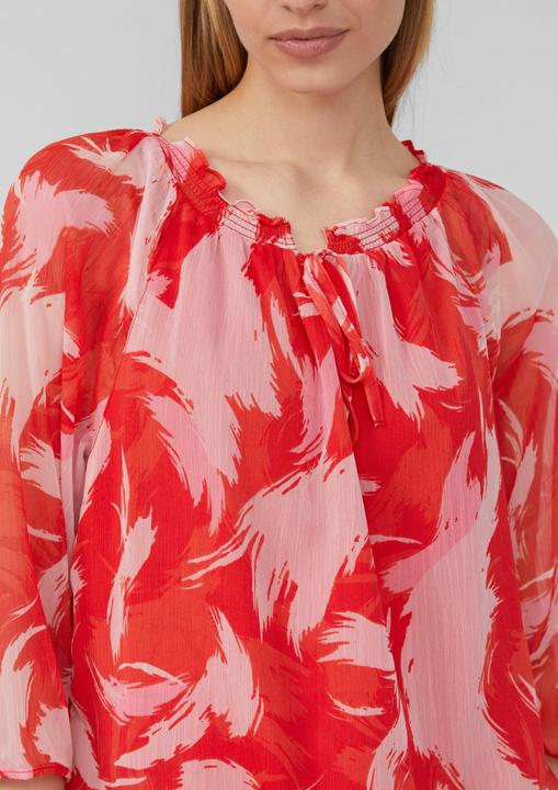 Immagine prodotto s.Oliver Bluse Bluse mit Raff-Details im Relaxed Fit (44)
