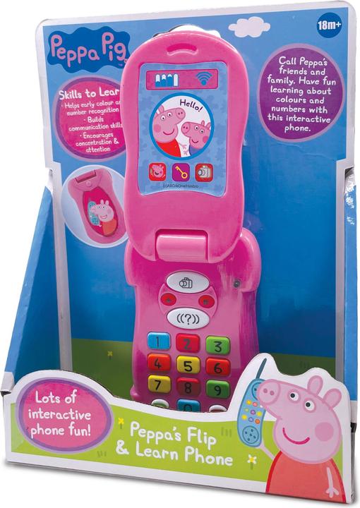 Peppa Pig - Flip Phone (DK/SE/NO/FI) (PP064L) (Dänisch, Finnisch, Norwegisch, Schwedisch)