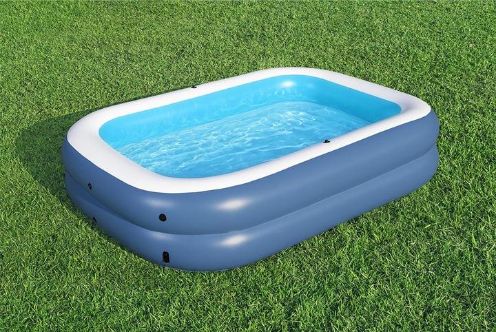 Actual product image Bestway Pool 2 chambers rectangular with roof