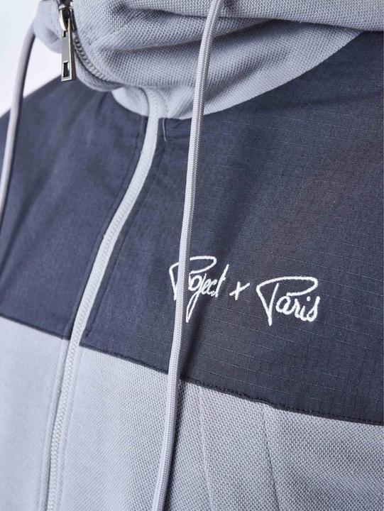 Actual product image Project X Paris weathirt hooded zip-up bimaterial project x pari nid d'abeille (S)