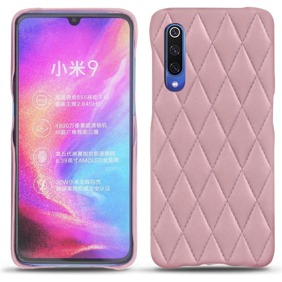 Noreve Lederschutzhülle (Xiaomi Mi 9), Smartphone Hülle, Rosa