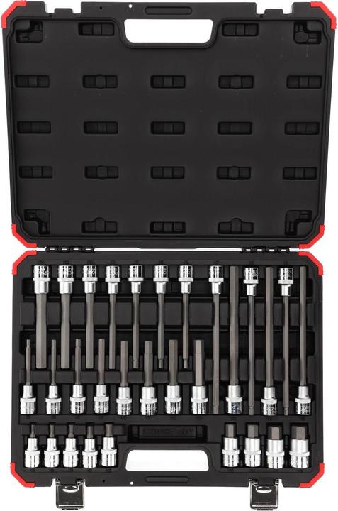 Productafbeelding Gedore Red Set schroevendraaierbussen 1/2 IN 30 stuks (19 mm, 12 mm, 14 mm, 16 mm, 10 mm, 18 mm, 17 mm, 11 mm, 15 mm, 13 mm)