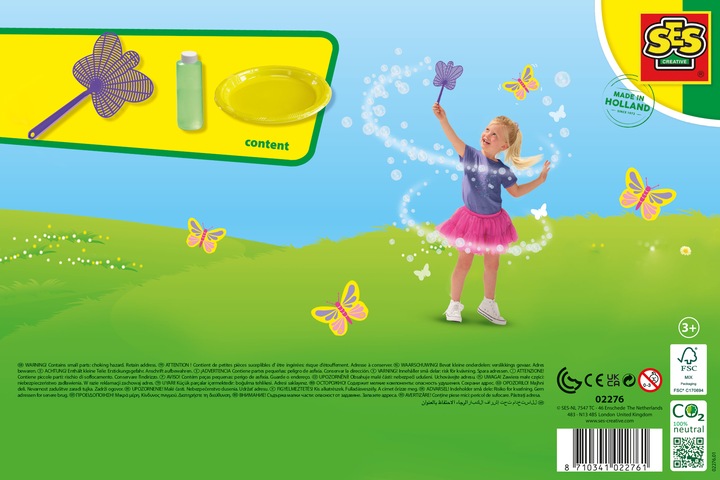 Produktbild Ses Creative Schmetterlingsseifenblasen