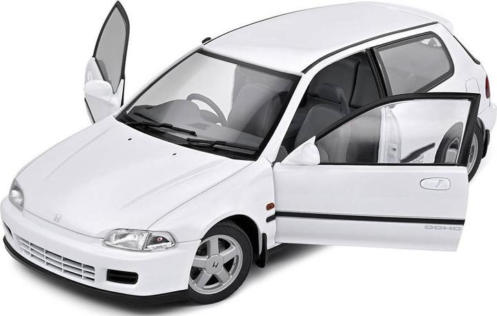 Productafbeelding Solido 1:18 Honda Civic (EG6) 1991 wit