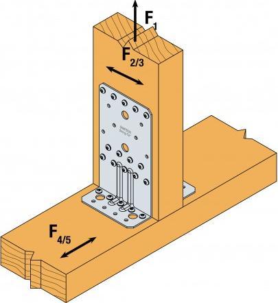 Actual product image Simpson Sst Wood connector (Angle connector, 20 pcs.)
