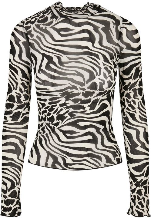 Immagine prodotto Urban Classics Donna AOP Mesh Turtleneck Longsleeve (XXL)