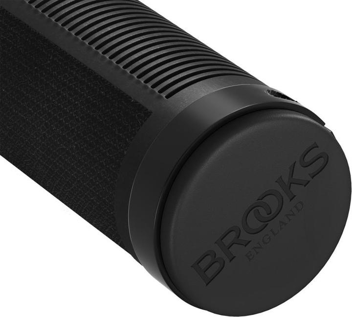 Actual product image Brooks Running Brooks grip Cambium Comfort, all black 130/100mm aluminium clamping rings, for hub gears
