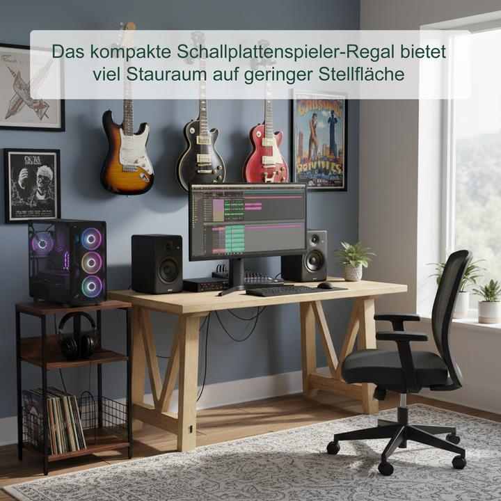 Produktbild Relaxdays Plattenspielertisch