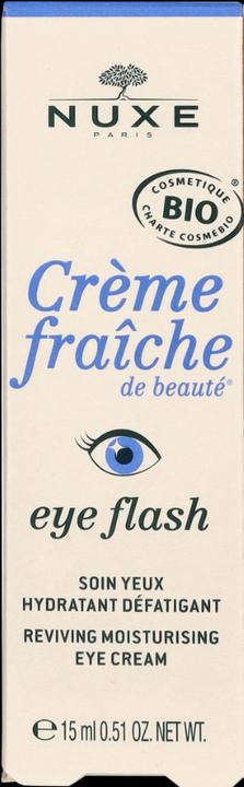 Immagine prodotto Nuxe Creme Fraiche De Beauté Eye Flash Bio 15 ml (Crema per la cura degli occhi, 15 ml, Giorno + Notte)
