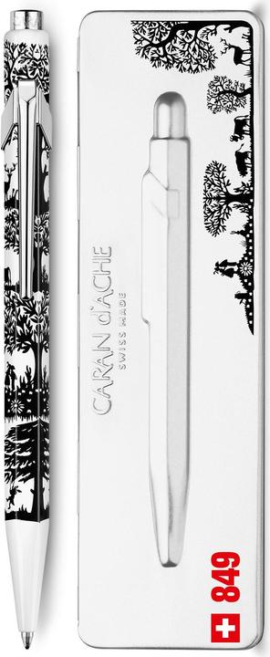 Immagine prodotto Caran d'Ache 849 Scherenschnitt mit Etui (Nero, Argento, 1 x)