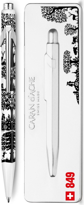 Produktbild Caran d'Ache 849 Scherenschnitt mit Etui (Schwarz, Silber, 1 x)