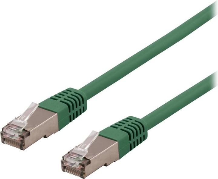 Produktbild Deltaco U/STP Cat6a patchkabel LSZH 0.3m Green (CAT6, 0.30 m)