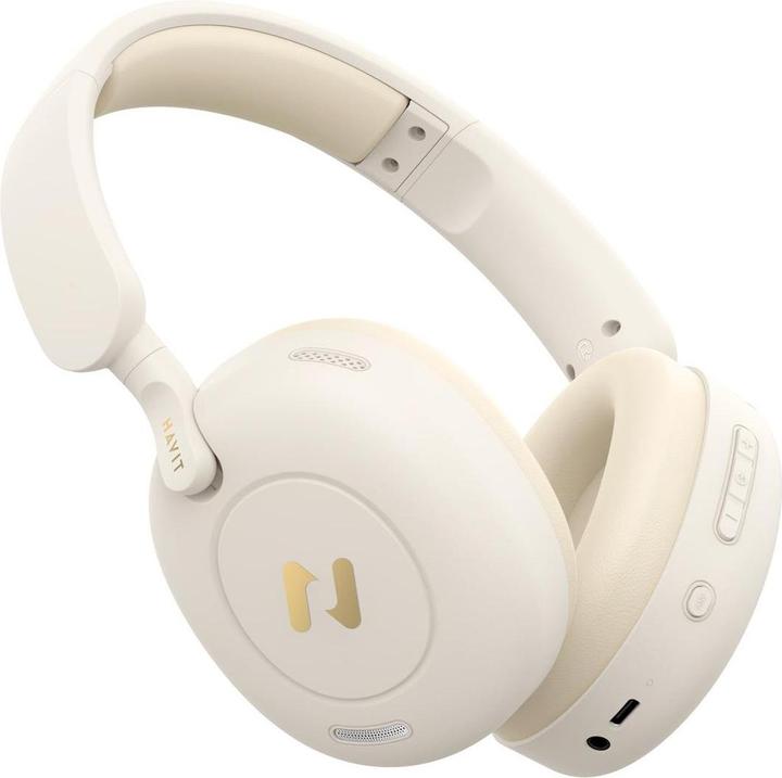 Actual product image Havit H655BT PRO (beige) (ANC, 80 h, Wireless)