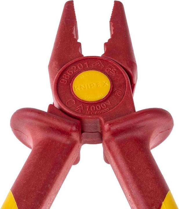Actual product image Knipex Plastic Flat Nose Pliers (180 mm)