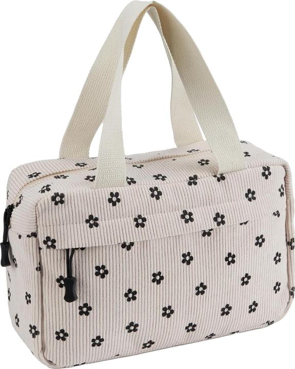 Produktbild Only-Bags.Store Grosse Kosmetiktasche Kord-Toilettenbeutel Schminktasche Kord-Toilettenbeutel