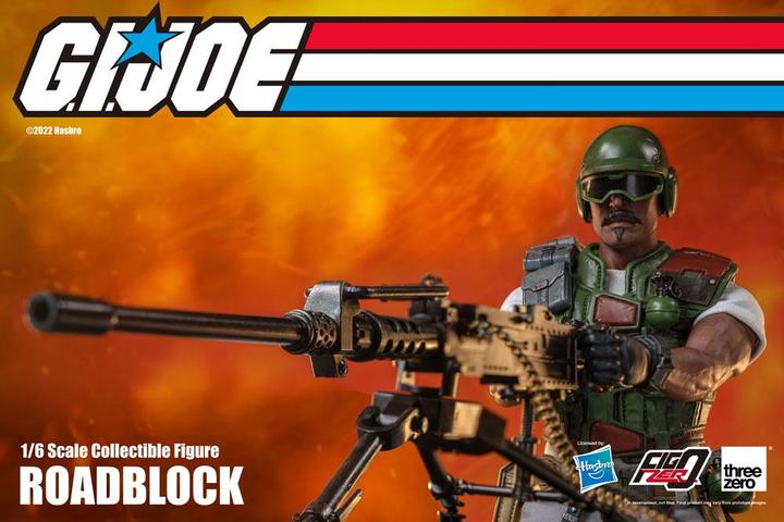 Actual product image ThreeZero G.I. Joe figurine FigZero 1/6 Roadblock 30 cm