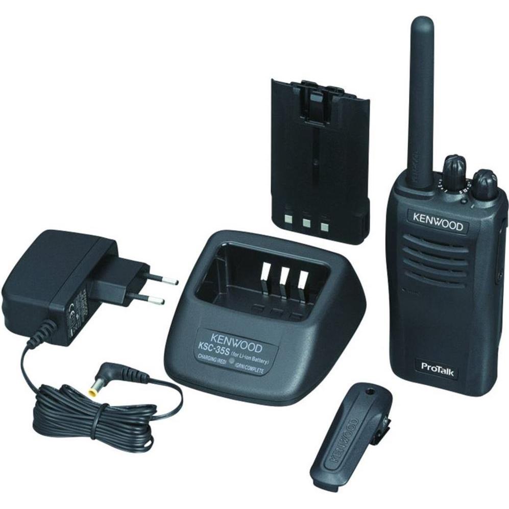 Kenwood Corp. PMRFunkgerät TKUHF (9 km), Walkie-Talkie, Schwarz