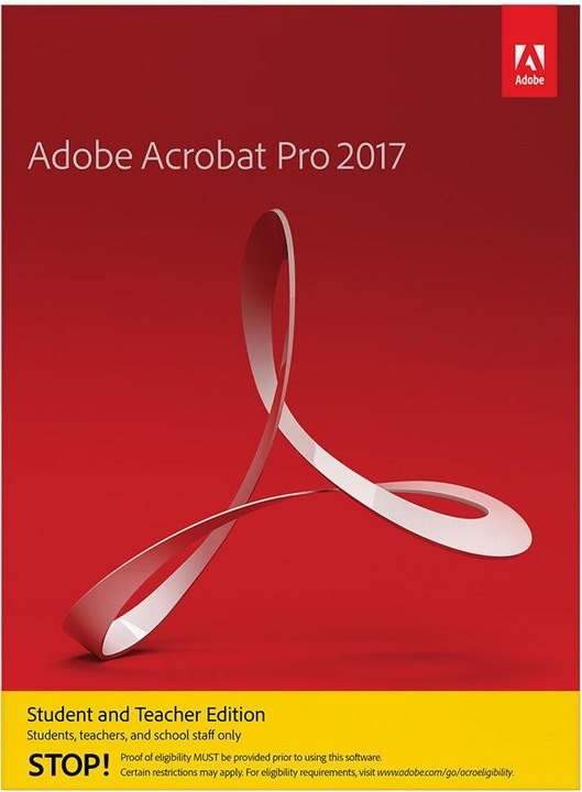 Produktbild Adobe Acrobat Professional 2017 EDU (1 User, unbegrenzt)