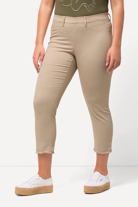 Produktbild Ulla Popken 7/8-Hose Sienna, Fransensaum, schmales Bein (62)
