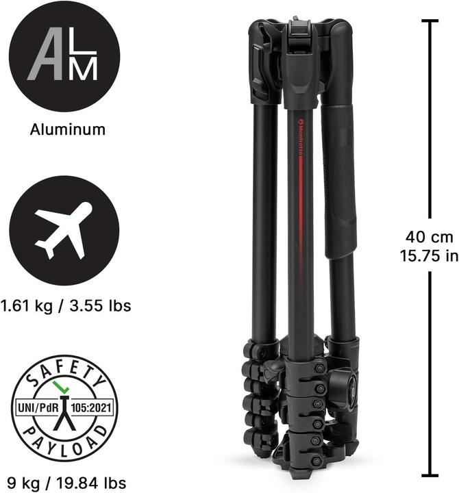 Image du produit Manfrotto Befree Advanced AS levier alu