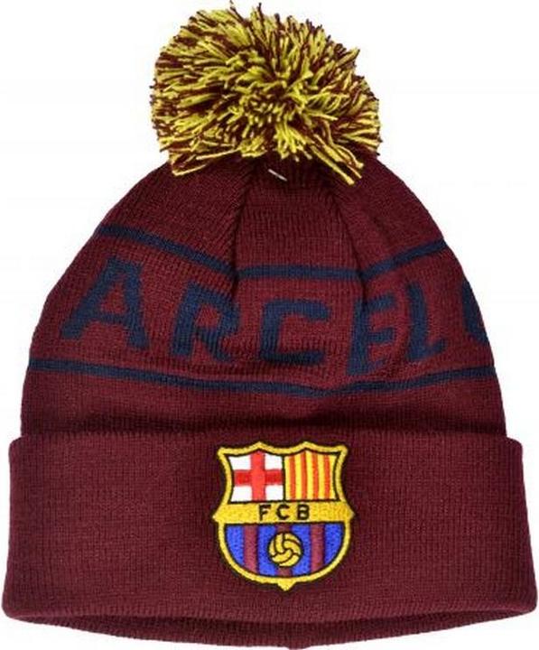 Produktbild FC Barcelona Mütze Bommel Jerseyware (One Size)