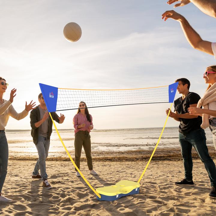 Produktbild Homcom Badmintonnetz mit 4 Schlägern