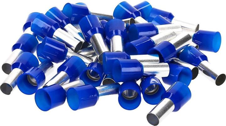 Produktbild Kalitec 100 Stück AE1618BL Aderendhülsen isoliert 16,0mm² 18mm lang blau I Made in Germany I Industr