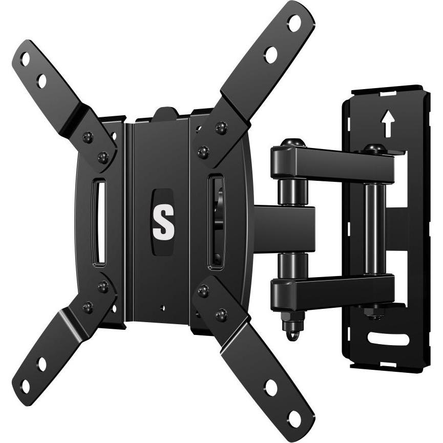 Sanus Supporto TV SECURA Full Motion (Muro, 11.34 kg, 10" - 40"), Supporto da parete TV, Nero