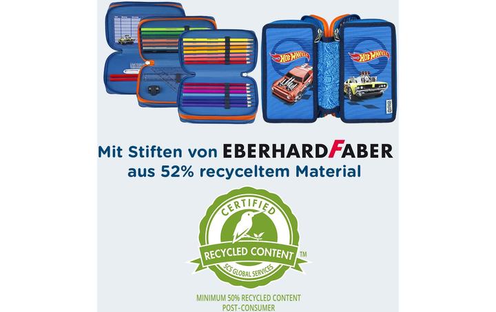 Produktbild Scooli Etui Tripledecker Hot Wheels