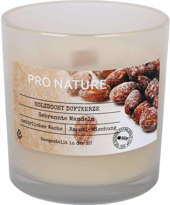 müller Kerzen Kerzenglas PRO NATURE Braun, Eigenschaften: Aus (1 pcs)